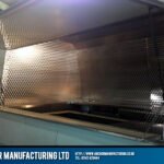 Catering van fabrication fold up panel