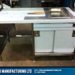 Catering hot cupboard base unit 2 detail kitchen fabrication sheffield