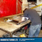 Hand made sheffield kitchen canopy fabrication