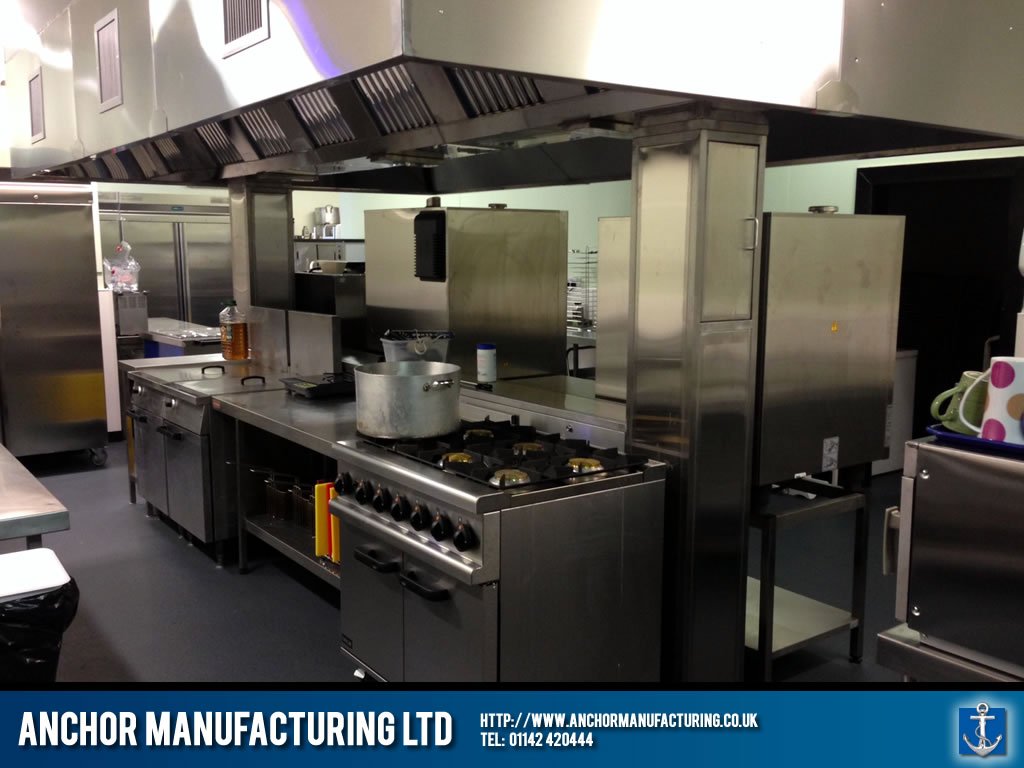 Wales High school kitchen canopy